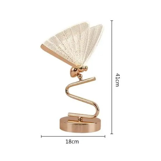 Lampe Papillon en Métal et Acrylique – Déco Lumineuse