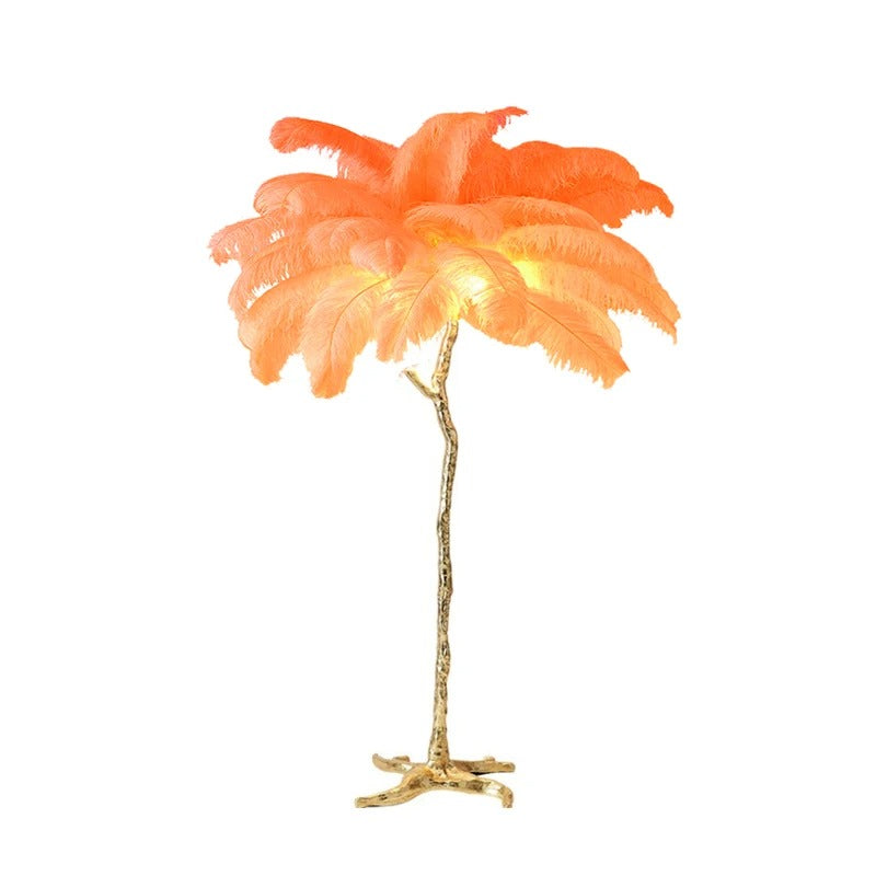 Lampe Plume d'Autruche – Décoration Luxe et Élégante
