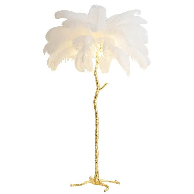 Lampe Plume d'Autruche – Décoration Luxe et Élégante