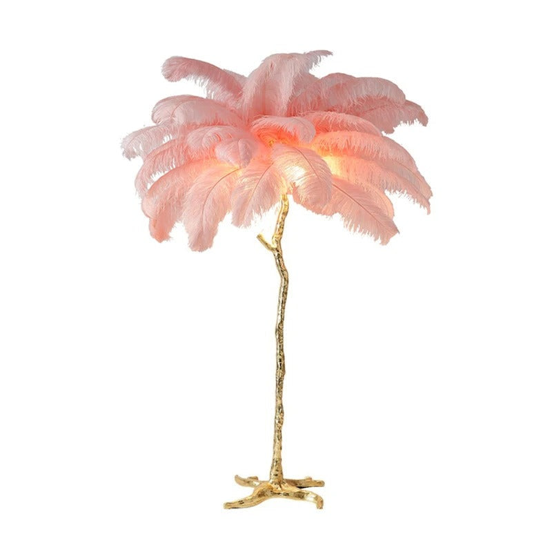 Lampe Plume d'Autruche – Décoration Luxe et Élégante