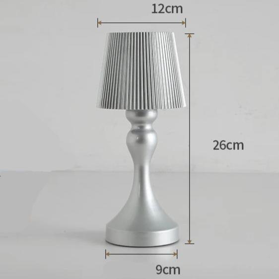 Lampe de Chevet Rechargeable Sans Fil en Métal