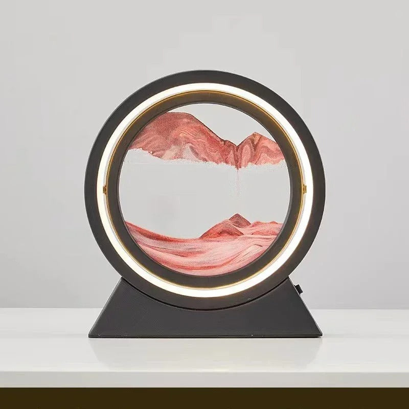 Lampe à Sable Mouvant – Art et Lumière en Mouvement