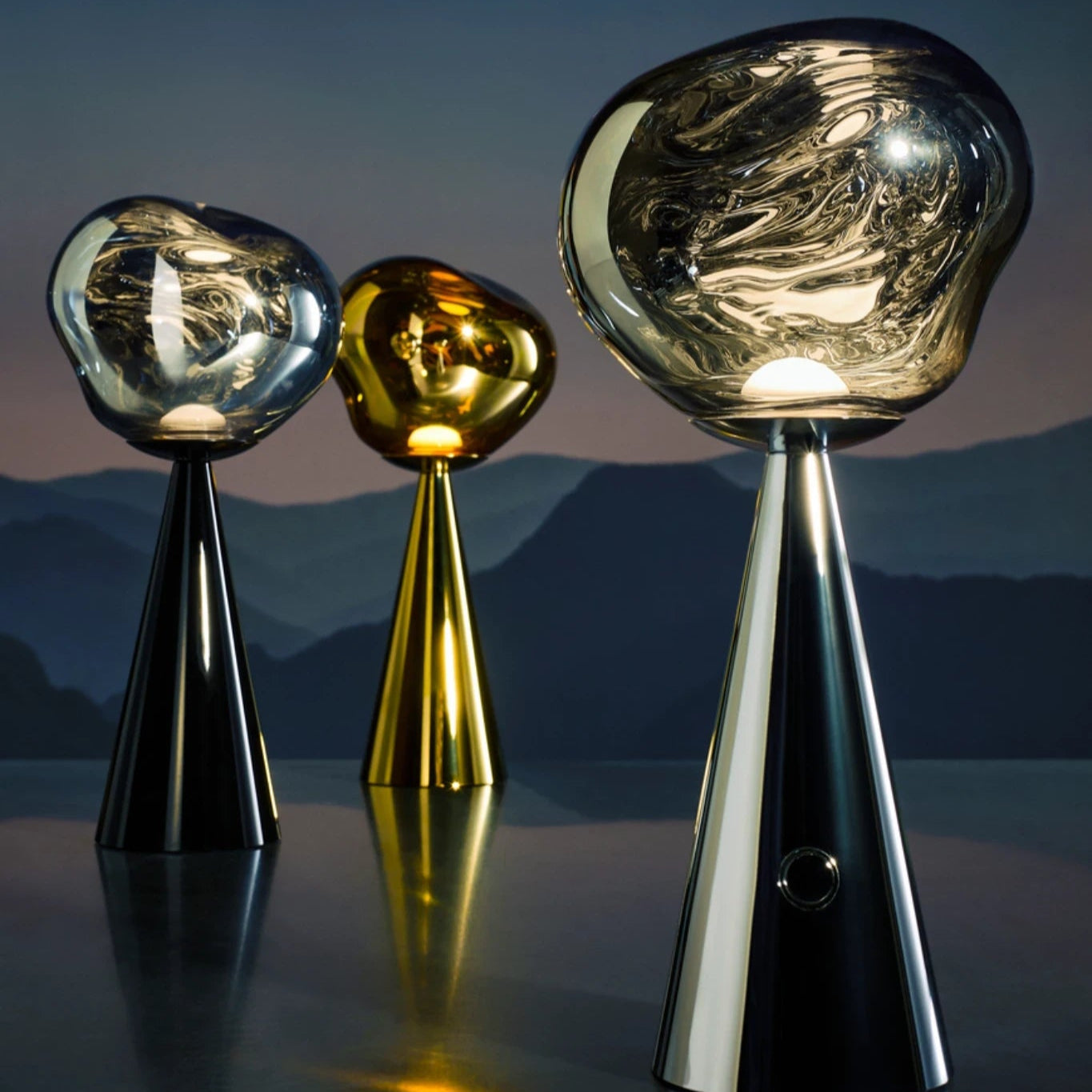 Lampe à Poser Design Italien – Élégance Sculpturale