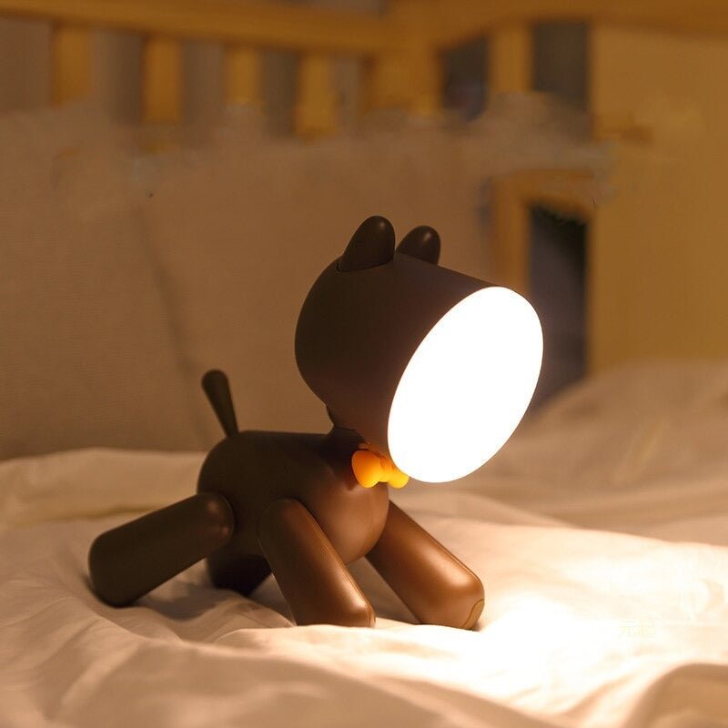 Lampe de Chevet Enfant Sans Fil Design Petit Chien