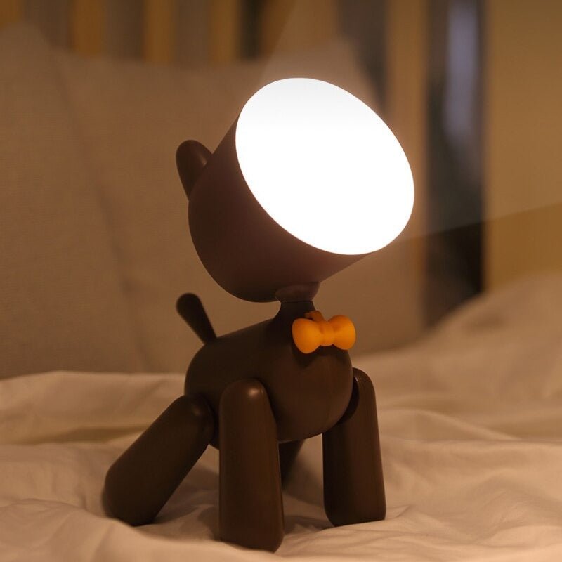 Lampe de Chevet Enfant Sans Fil Design Petit Chien