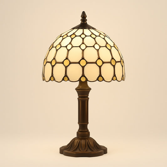 Lampe Tiffany Perle en Vitrail – Style Classique