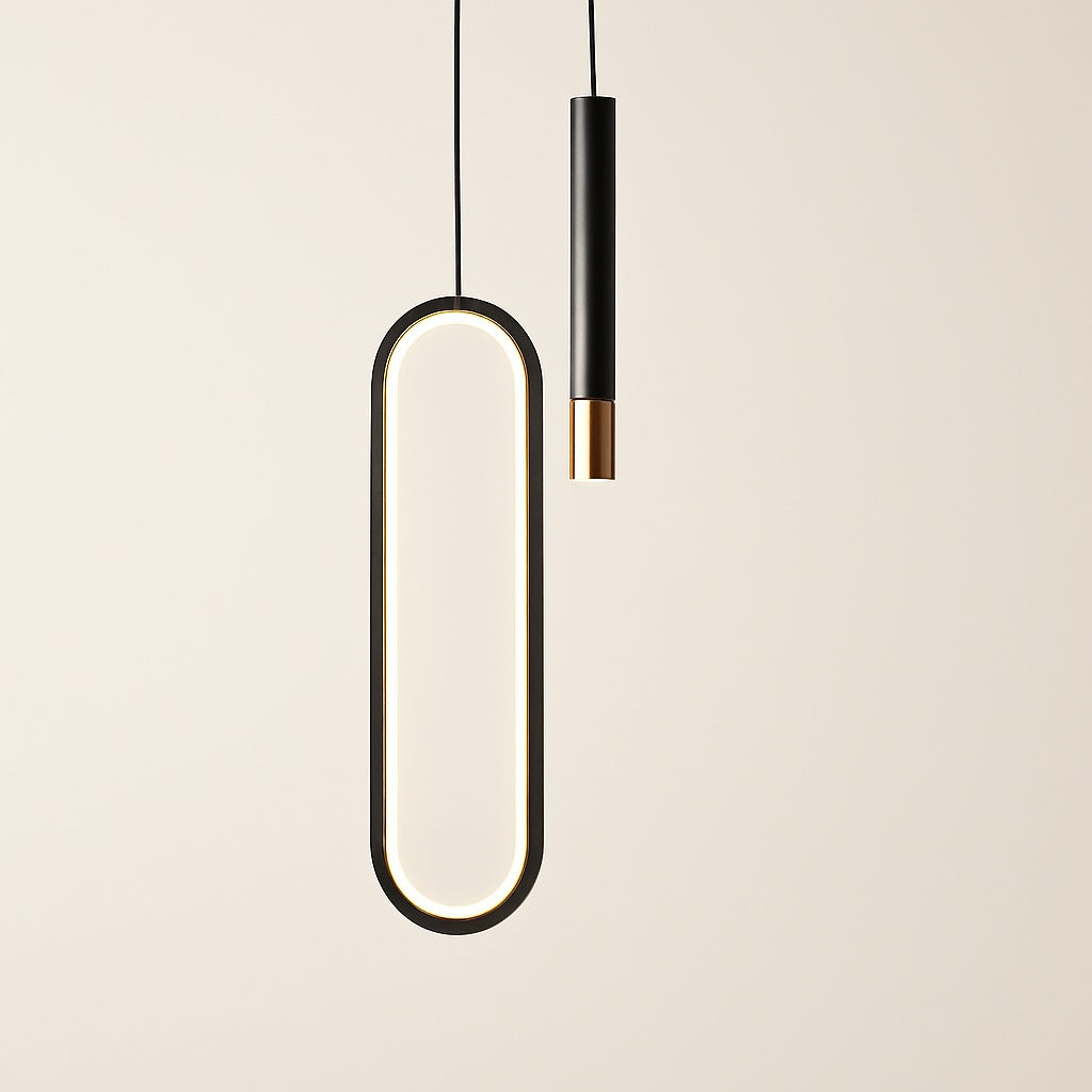 Lampe de Chevet Suspendue au Plafond – Noir ou Doré