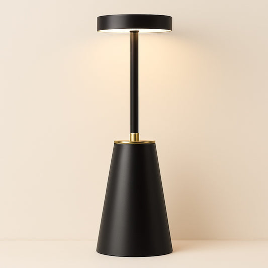 Lampe de Chevet Sans Fil Tactile en Métal