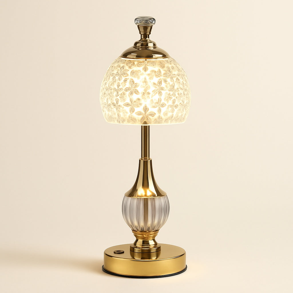 Lampe de Chevet Cristal Sans Fil Rechargeable