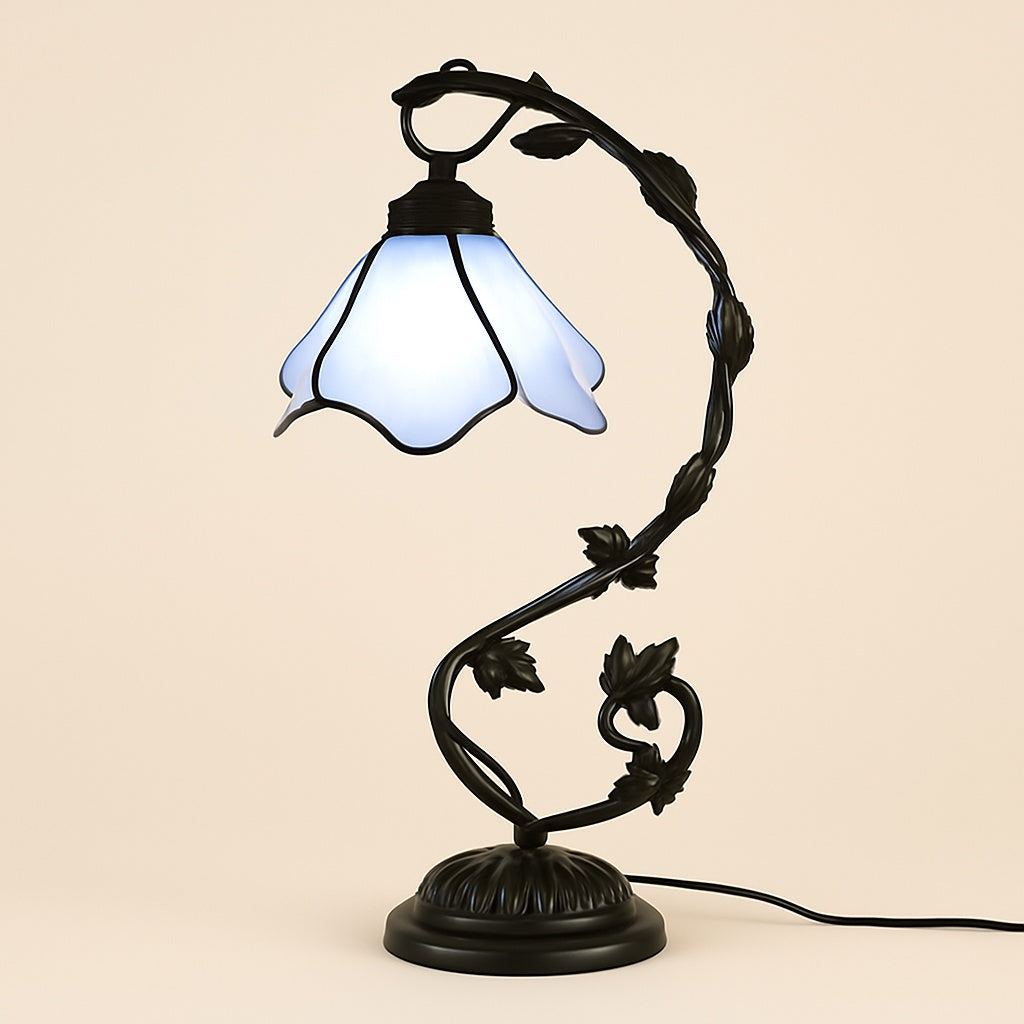 Lampe Tiffany en Verre Coloré – Style Art Déco