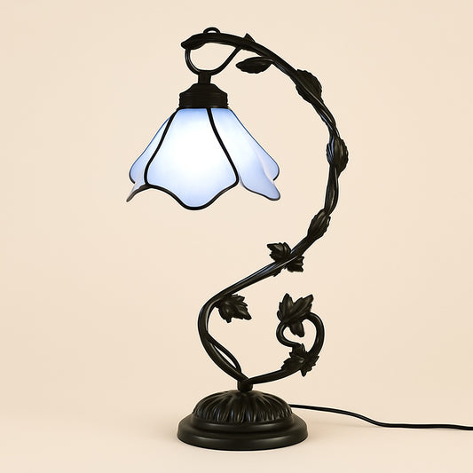 Lampe Tiffany en Verre Coloré – Style Art Déco