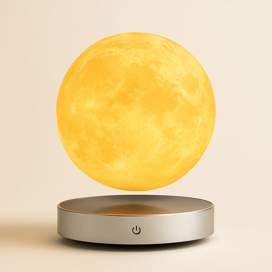 Lampe Lune Lévitation Magnétique – Décoration Lumineuse