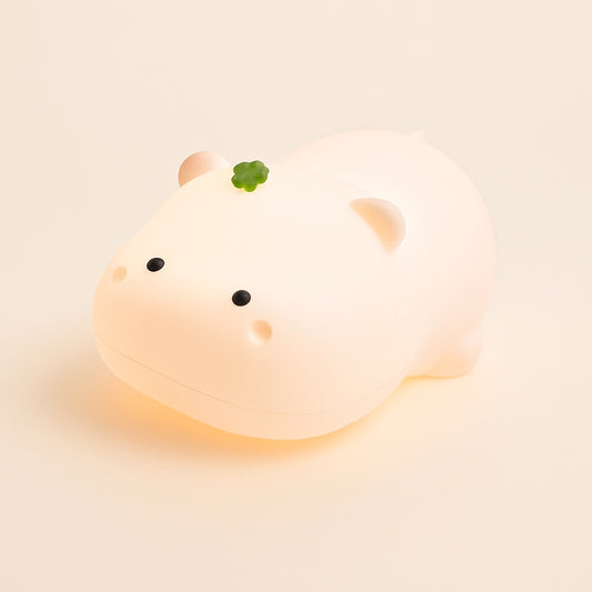 Veilleuse Hippopotame en Silicone pour Bébé