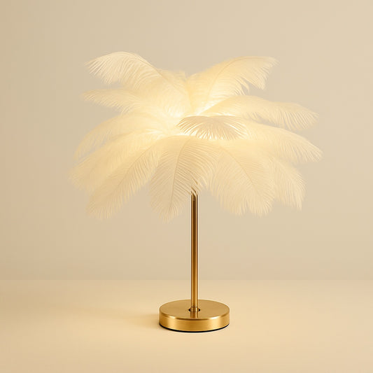 Lampe de Chevet Plume – Élégance et Lumière Douce