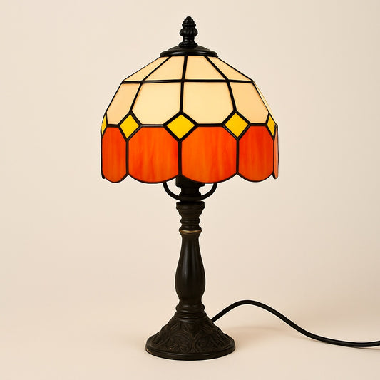 Lampe Tiffany Ambre Royale – Lumière & Caractère
