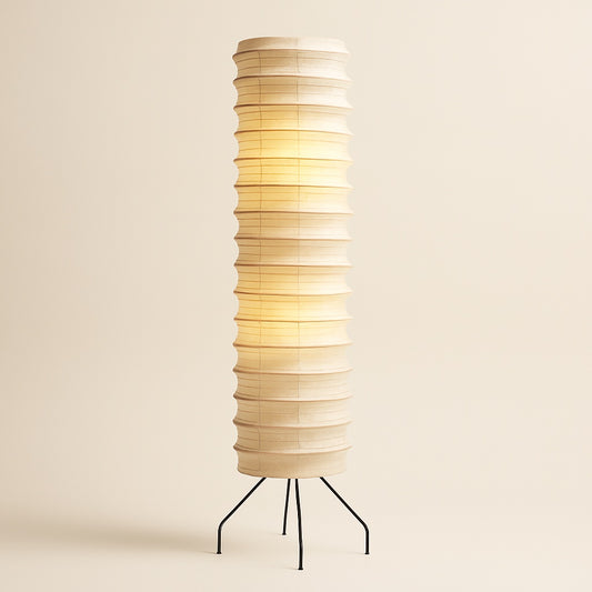 Lampadaire Japonais en Papier de Riz – Grande Taille
