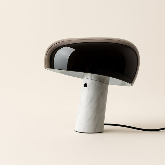 Lampe Champignon en Marbre – Design Élégant