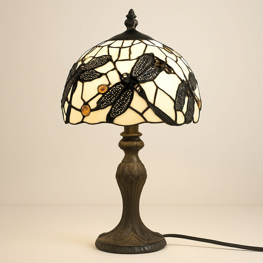 Lampe Tiffany Art Nouveau Libellule – Vitrail Artisanal