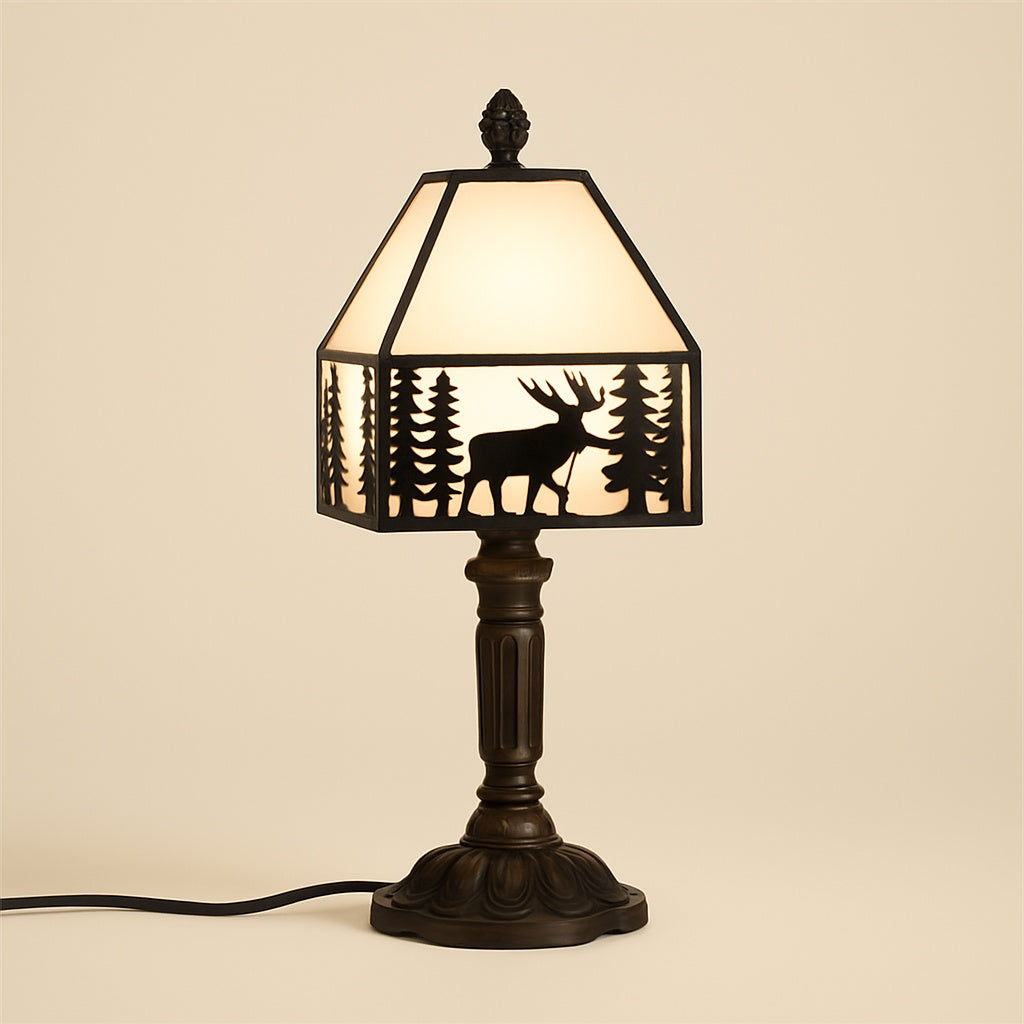 Lampe Tiffany Art Nouveau Élan – Verre et Métal