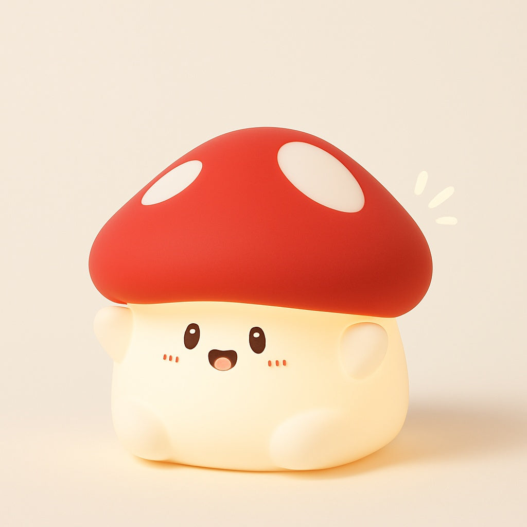 Veilleuse Champignon en Silicone pour Enfant