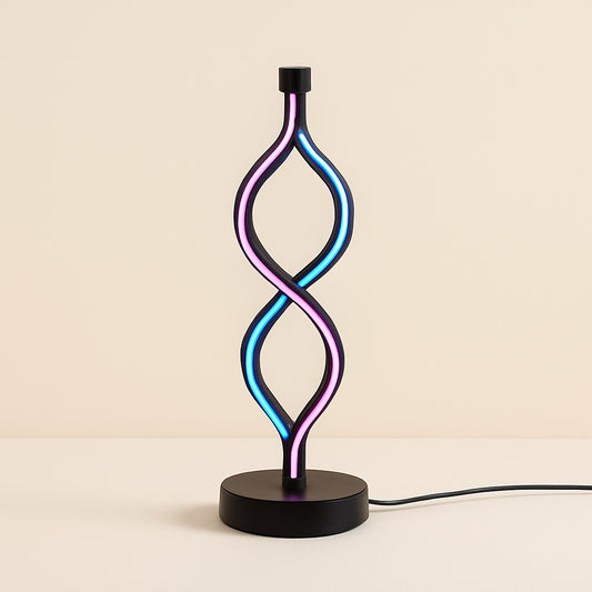 Lampe de Chevet LED Design en Acrylique et Métal