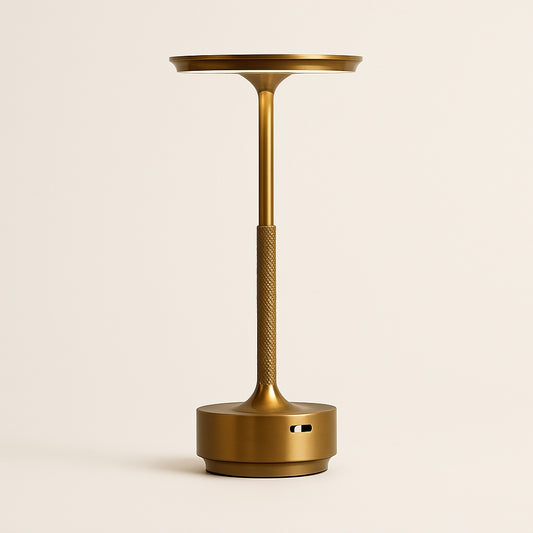 Lampe de chevet tactile sans fil en métal