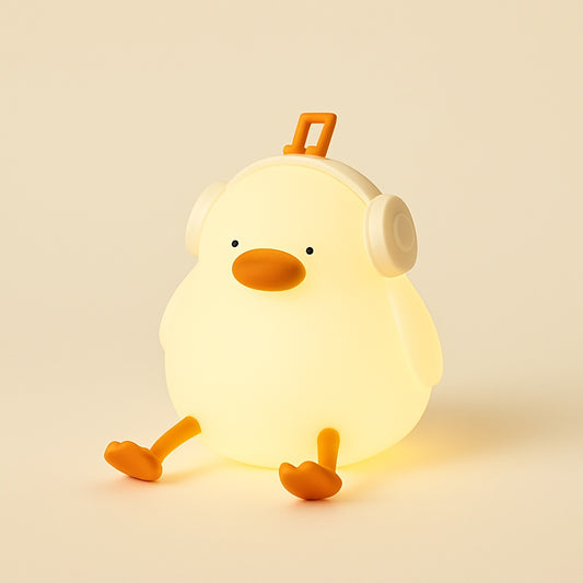 Veilleuse Canard en Silicone Souple pour Bébé et Enfant