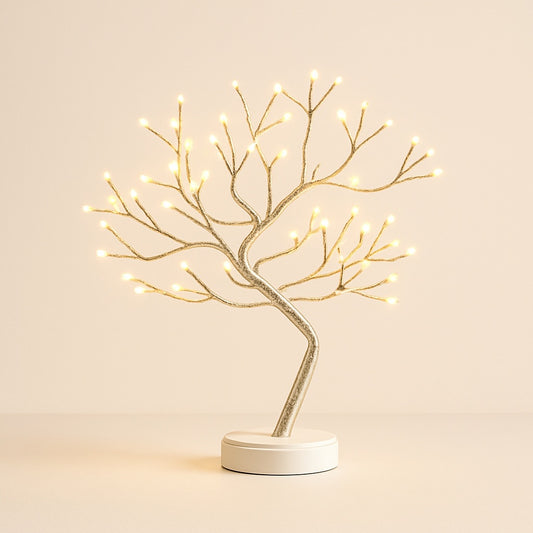 Lampe Arbre de Vie – Lumière Décorative en PC et Cuivre