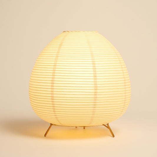 Lampe Japonaise en Papier de Riz et Métal