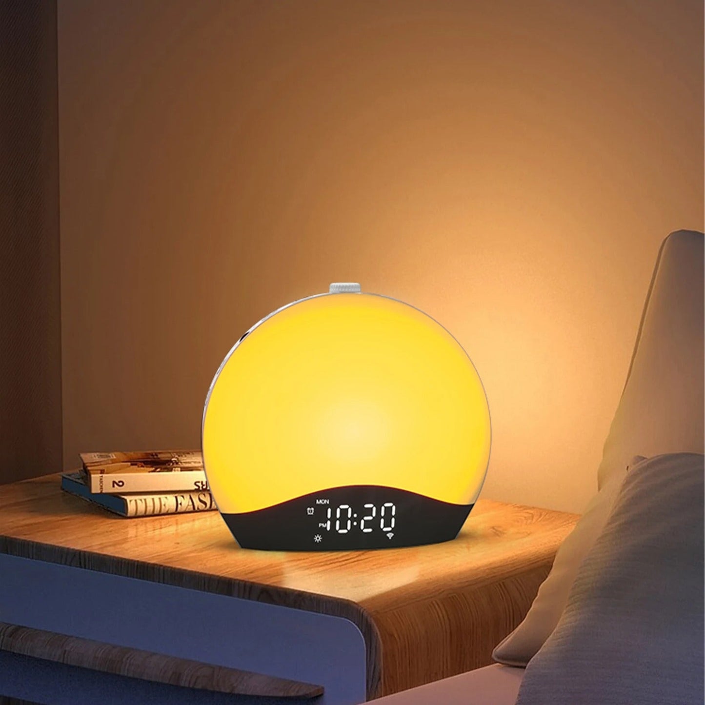 Radio Réveil Lampe de Chevet Multifonction