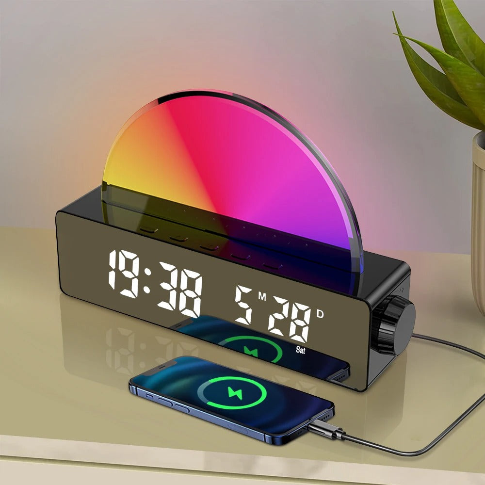 Réveil Simulateur d'Aube – Lampe de Chevet Multifonction