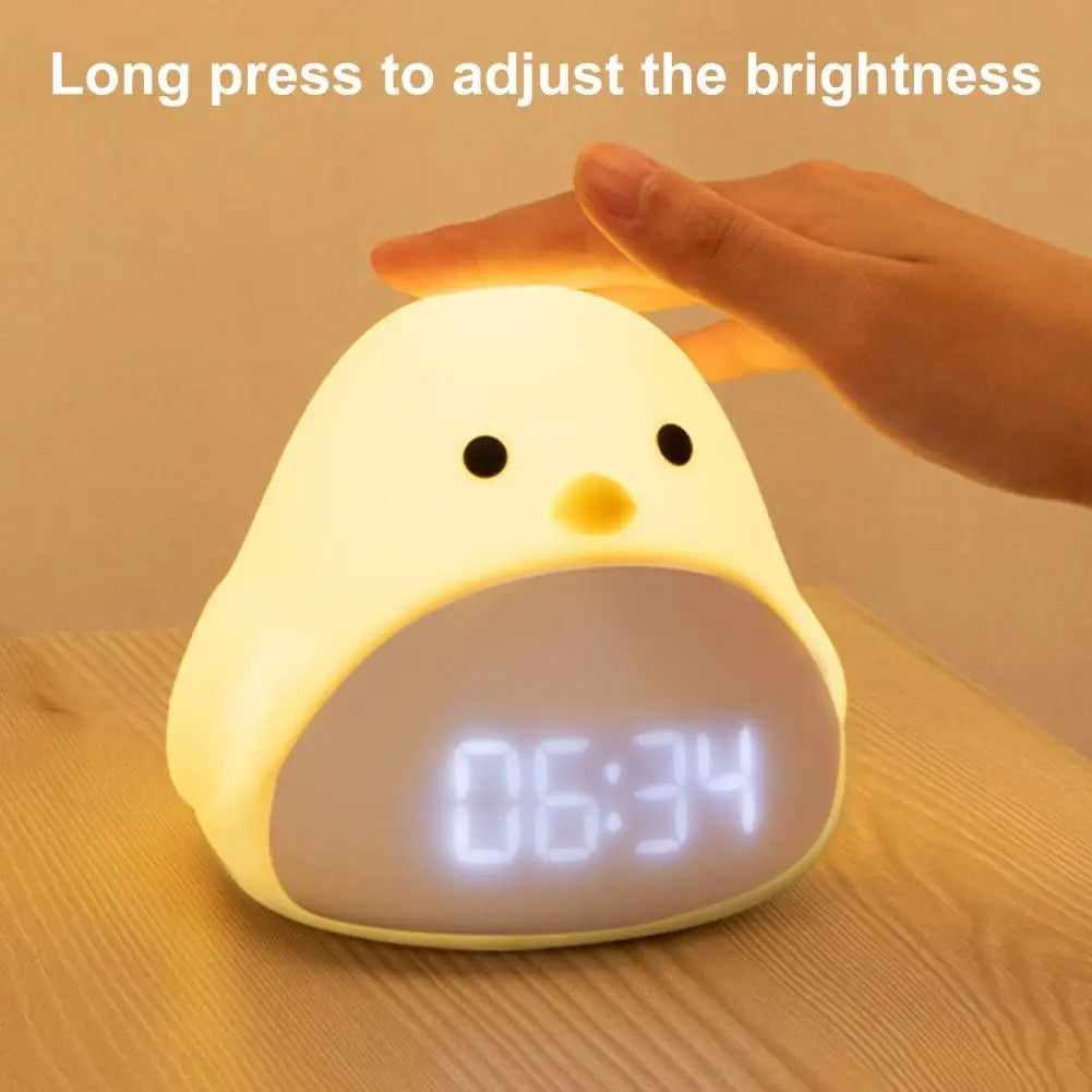 Réveil Veilleuse Poussin pour Enfant – Rechargeable