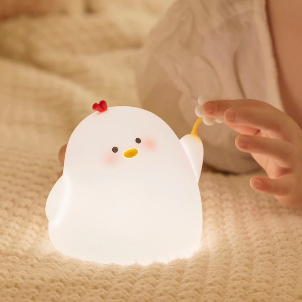 Veilleuse Enfant en Silicone Souple – Lumière Apaisante