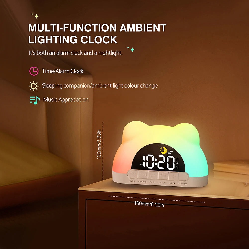 Réveil Veilleuse avec Simulation Lever de Soleil