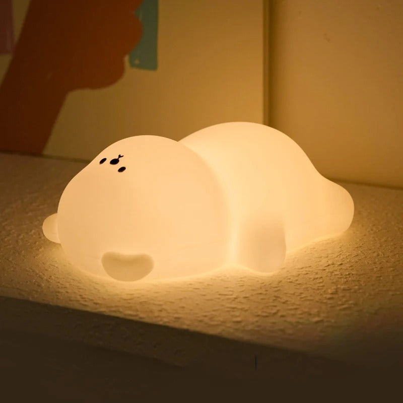 Veilleuse Ours en Silicone – Lumière Douce pour Enfant