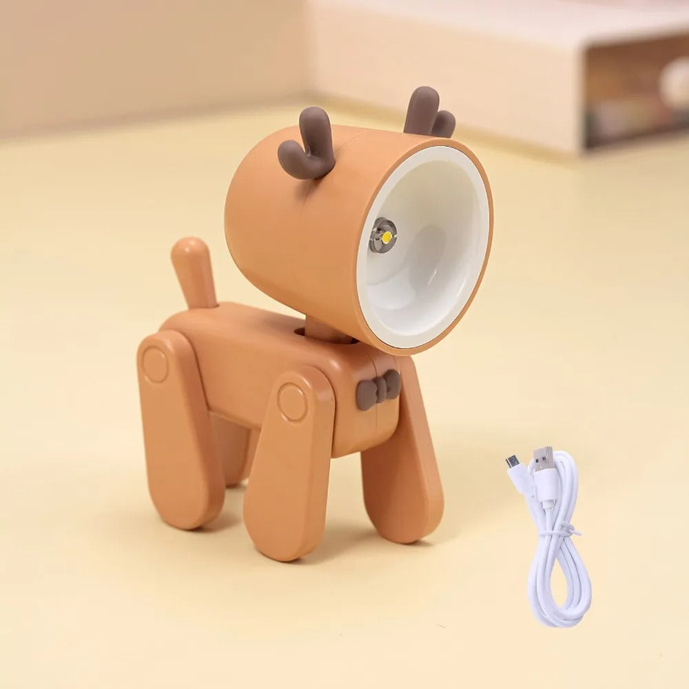 Veilleuse Rechargeable Chiot ou Cerf en ABS